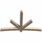 Ekena Millwork Alberta Smooth Timber Gable Bracket, Douglas Fir, 96"W x 60"H x 5 1/2"D x 5 1/2"F, 15/12 Pitch GBW096X60X0606ALB00SDF - alternate 4